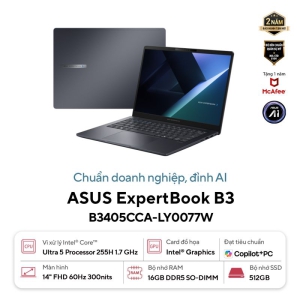 Laptop ASUS ExpertBook B3 | B3405CCA-LY0077W | Intel Ultra 5 225H | 16GB | 512GB