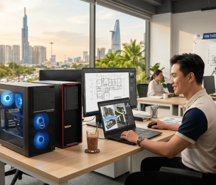 Top 5 Máy Trạm Dell & Lenovo Workstation Đồ Họa Tốt Nhất Miền Nam 2026