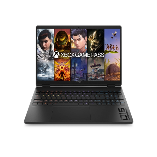 MÁY TÍNH XÁCH TAY (NB) HP HyperX Omen Gaming 15-ga0092TX i5-14450HX | 16GB | 512GB | 15.3_WUXGA_300n@165Hz | RGB | 8G_RTX 5050 | Window 11 home | D72D8PA